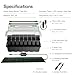 VIVOSUN 1-Pack 40-Cell Seed Starter Trays with 1 Set of LED Lights and 10