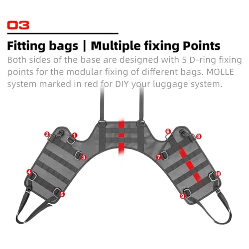Bolsa impermeable de 6L para llevar herramientas en defensas Suzuki 6