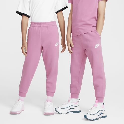Nike Sportswear Club Little Kids' Fleece Joggers (36L091-ACG, Magic Flamingo)2