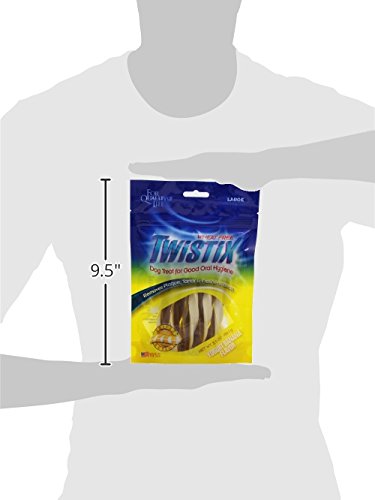 Twistix 5.5-Ounce Yogurt And Banana Dental Chew Treats For Dogs, Large #TOP3