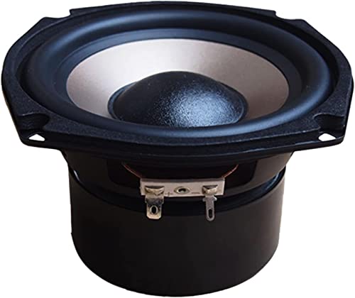 Desconocido Subwoofer de Graves Profundos 3D, Altavoz de 5,25 Pulgadas, Graves de 4Ohm, 8Ohm, 40W, Altavoz de Eje Largo, Subwoofer, Altavoz de Ordenador, Juego Completo DIY