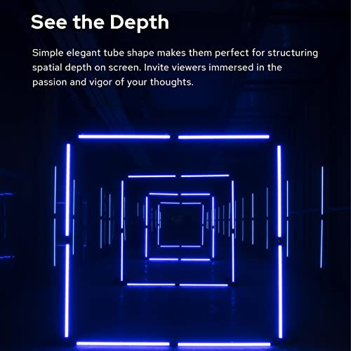 Godox TL120 RGB LED Video Light Stick Wand, Handheld Tube Light, Adjustable 2700K~6500K, Built-in Lithium Battery, CRI 96+ TLCI 98+, 360° Full Color, 39 Light Effects, Support APP/Remote/DMX Control - Image 6