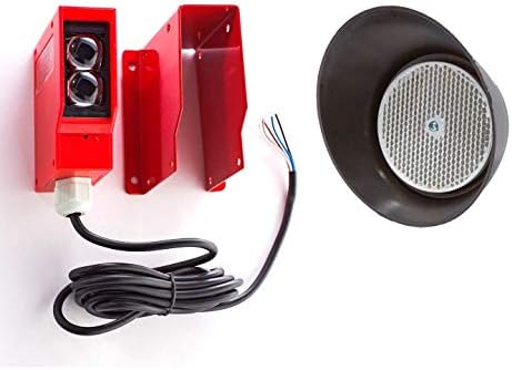 AB GATE Opener Safety REVERSING | Reflective Sensor | Photo Beam | Infrared Sensor | Reflector Photo Eye | with German Reflector