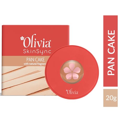 Image of Olivia Skinsync Pan Cake 30g | Full Coverage Waterproof Makeup Base | Velvety Matte Finish | Hides Blemishes | Sweat-Resistant | UV Protection | Long-Lasting & Crease-Free Wear | CHN