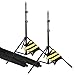 PBL Light Stands 10 Foot, Pro Heavy Duty Spring Cushioned, All Metal Locking Collars, Set of 2 with Carry Bags Black Finish by PBL