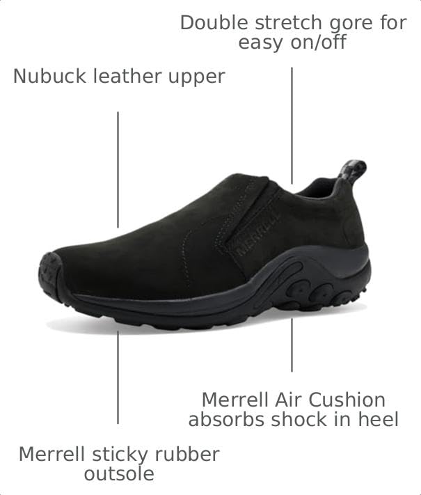 Merrell Mens Jungle Leather Slip-On Shoe product thumbnail 5