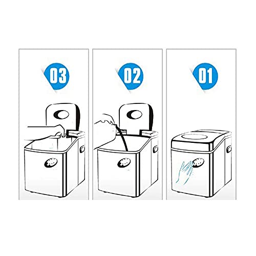 Fabricadora de Hielo Portátil Capacidad 30kg/24h miniatura 3