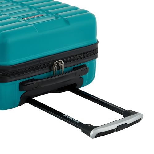 Image of Travelers Club 22-Inch Gilroy Rolling Hardside Carry-On Luggage, Teal Blue