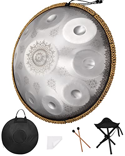 Handpan Drums Sets 2021 Newest Premium Drums Instrument Adults 10 Notes 22 Inches Handpan For Music Enthusiast