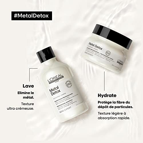 ’Oréal Professionnel Routine Anti Casse pour Cheveux Abîmés & Cassants Colorés ou Naturels Détoxifie Hydrate & Protège la Fibre Couleur Longue Durée Métal Detox Série Expert - vue 6