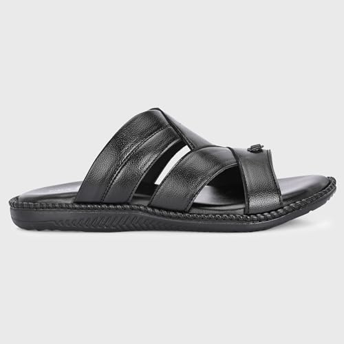 Image of Centrino Sandal for Men | Grip Insole for Stability | Modern slipper Look with Straps | Comfortable Casual look sandal for Men's (9512)