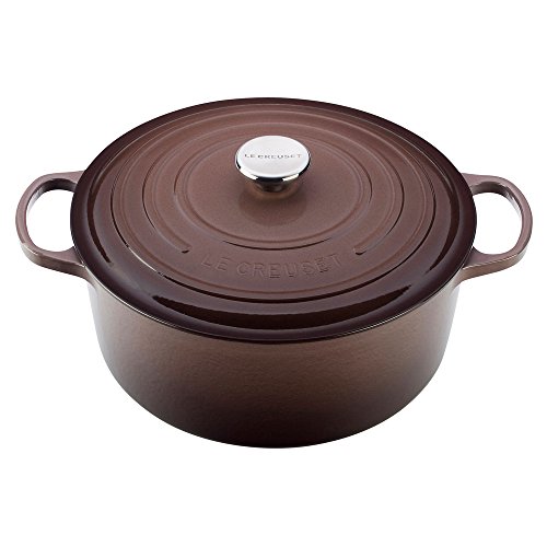 Image of Le Creuset Signature Round French Oven, Truffle - Truffle