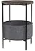 Nathan James Round Modern Side Accent or End Table for Living Room and Bedroom and Nursery Room