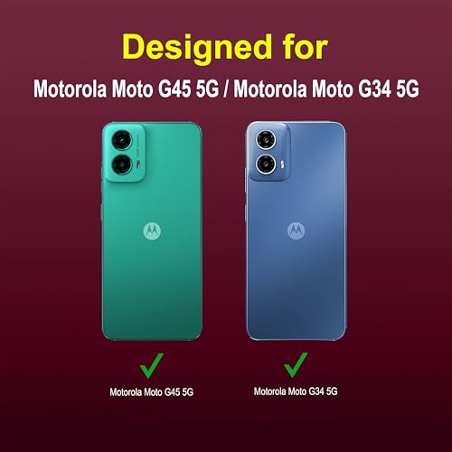 Image of amazon basics Back Case Cover for Motorola Moto G45 5G | Compatible for Motorola Moto G45 5G Back Cover | Liquid Silicon Magic Case with Camera Protection | Plum