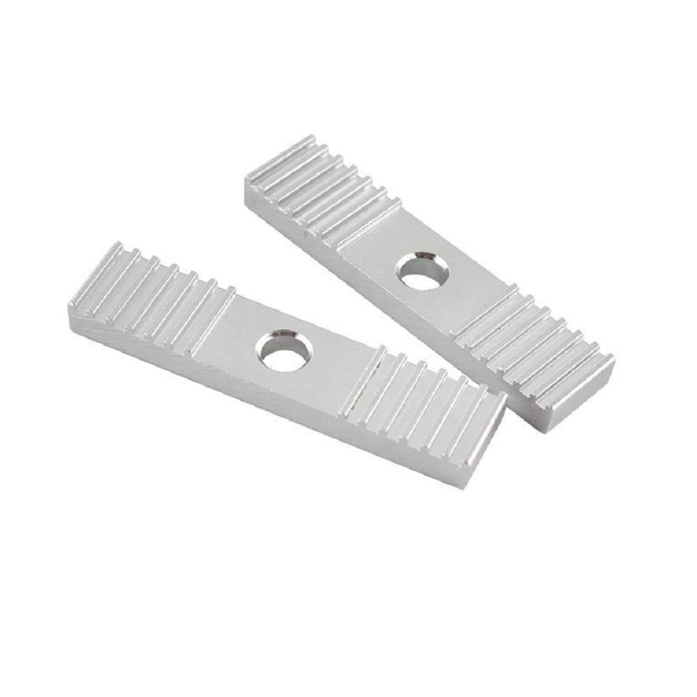 xcluma GT2 3D Printer parts Timing Belt Fixing Piece Clamp with aluminum tooth plate 9 * 40mm oxidation treatment-image-1