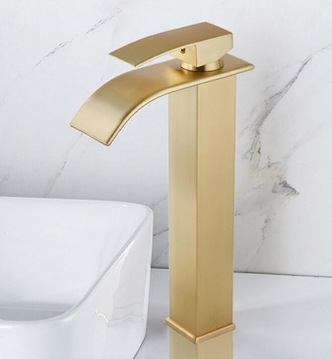 Robinet mitigeur de salle de bain noir en laiton sans fuite