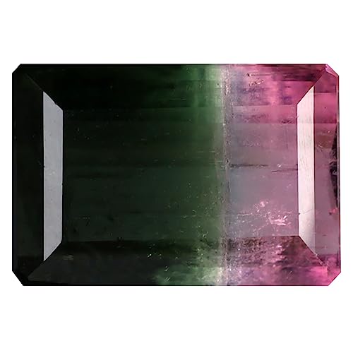 Tourmaline pastèque Mozambique 4.22 ct, une gemme octogone exclusive à offrir