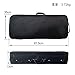 ModouString Violin Viola Double Case 4/4 with Music sheet Bag 15inch-16.5inch viola Hold 2 pcs Strong waterproof (violin viola case)