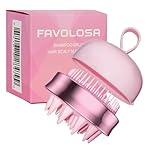 Unique 2-in-1 Design Wet & Dry Scalp Massager Shampoo Bath Brush for Hair Growth & Dandruff Removal, Hair Scrubber with Soft Silicone Bristles, Scalp Exfoliator for Scalp Care (Pink). Christmas Gift.