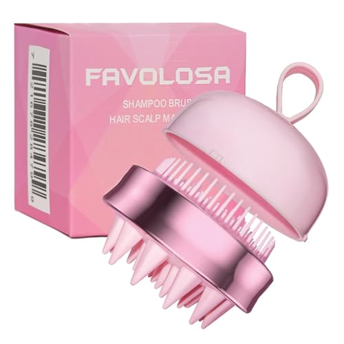 Unique 2-in-1 Design Wet & Dry Scalp Massager Shampoo Bath Brush for Hair Growth & Dandruff Removal, Hair Scrubber with Soft Silicone Bristles, Scalp Exfoliator for Scalp Care (Pink). Christmas Gift. Unique 2-in-1 Design Wet & Dry Scalp Massager Shampoo Bath Brush for Hair Growth & Dandruff Removal, Hair Scrubber with Soft Silicone Bristles, Scalp Exfoliator for Scalp Care (Pink). Christmas Gift.