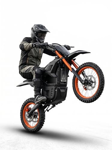 tokera 3500W Peak 50KM/H Electric Dirt Bike for Adults, E-Motorcycle,