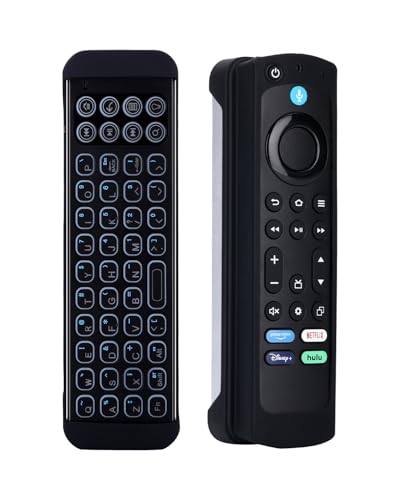 iPazzPort Wireless Keyboard for Fire Stick & Fire TV | Bluetooth Mini Keyboard with Voice Remote Case,Compatible with 4K Max/TV Cube, Insignia/Toshiba/Pioneer Smart TVs