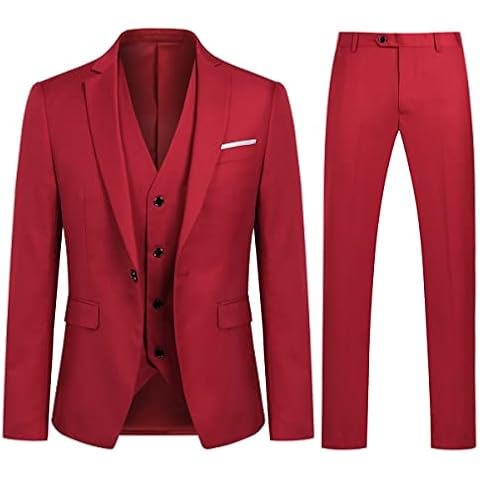 Costume Sliktaa Rouge Trois Pièces Cover