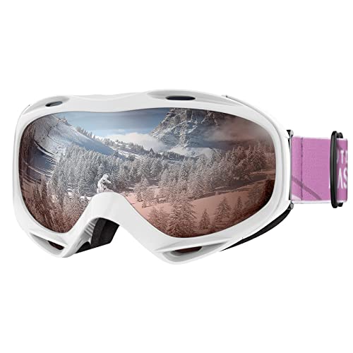 DESIGN OTG (OVER-THE-GLASSES) - Occhiali da sci che si adatta agli occhiali. Adatta sia per ADULTI CHE PER GIOVANI