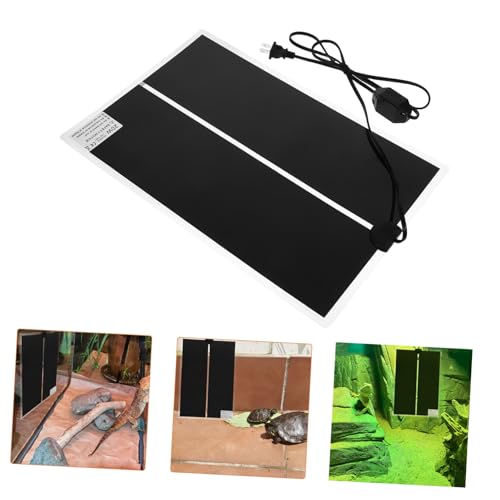 3pcs Alfombrilla térmica para reptiles con controlador miniatura 7