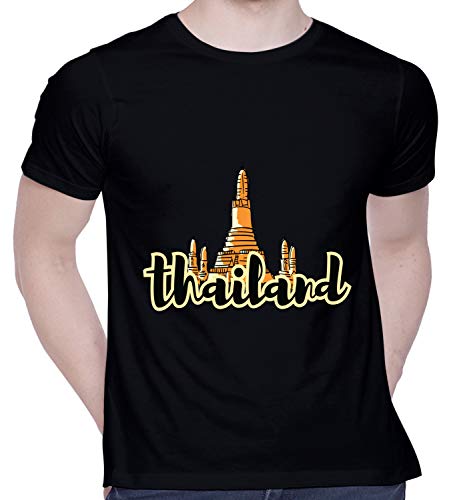 Image of CreativiT Graphic Printed T-Shirt for Unisex Thailand Tshirt | Casual Half Sleeve Round Neck T-Shirt | 100% Cotton | D00867-37