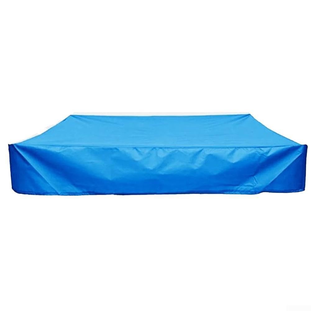 Sandpit Cover Square, Oxford Cloth Waterproof Dustproof UV Protection Foldable Pool Cover For Kids Play Area Garden Sandbox(180 * 180 * 20cm)