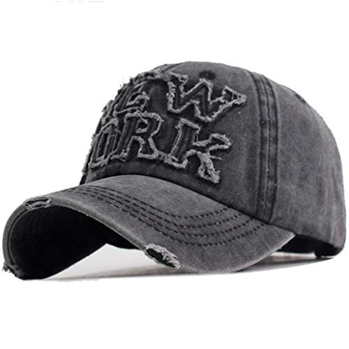 Casquette de baseball rétro lavé et respirante pour homme