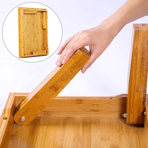 Table basse pliable japonaise pour petit espace et travail sur ordinateur au sol - 4