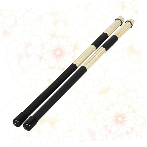2 Baquetas de Bambú con Rack y Cepillo para Percusión miniatura 5
