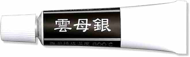 上絵具 チューブ 雲母銀15g 無鉛(7本) 上絵具 チューブ 雲母銀15g 無鉛(7本)