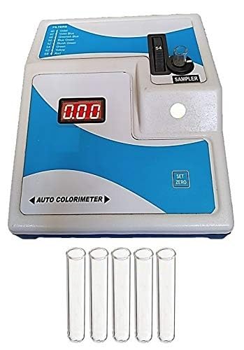 Colorimeter, Auto Zero Photo Colorimeter with 8 Filter's,Range : 400-700 nm
