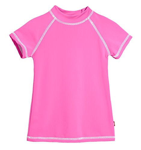 Image of City Threads Long Sleeve Rash Guard for Girls UPF 50+, Girls Swim Shirt Made in the USA