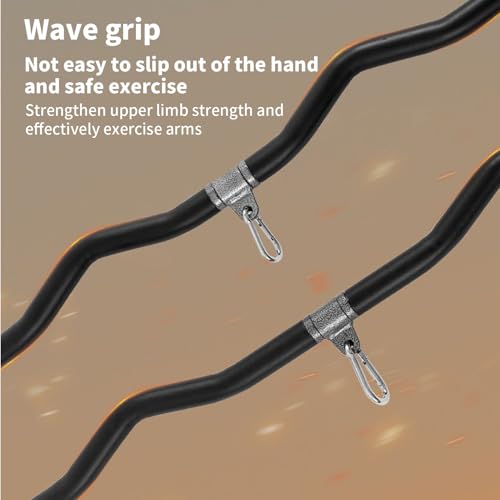 Barre de traction pour machine à câble ergonomique de musculation