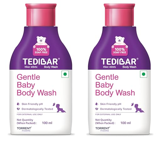 Image of Tedibar Body Wash 100ml | 100% Soap Free|Skin Friendly pH - By Torrent Pharma (Pack of 2)
