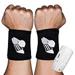Kettlebell Wrist Guards, Sweat Weighted Wristbands with Insert Support, Shock-Absorbing Sleeve Protector for Athletes Fitness Strength Training