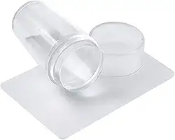 Carimbo de ferramenta de ponta francesa para unhas, kit de manicure francês para carimbos de arte de unhas