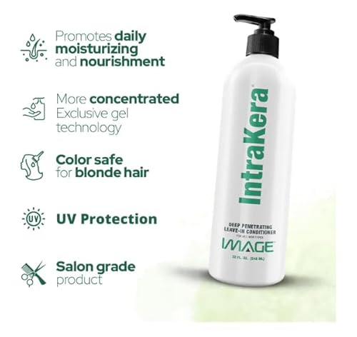 Image Intrakera Leave In Conditioner For All Hair Types, 10 Fl Oz - Detangler For Dry Or Damaged Hair - Deep Moisturizer Hair Treatment For Women - Anti Frizz #TOP4