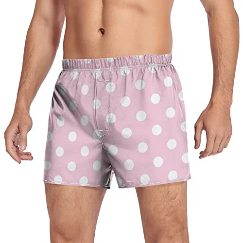 Fisyme Polka Dots Boxers for Men, Boxer Shorts Soft Mens Underwear Boxer Briefs4