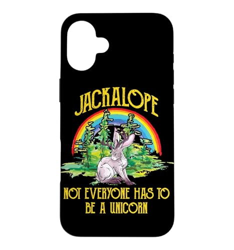 Jackalope Not Everyone Has To Be A Unicorn Rainbow Camping �X�}�z�P�[�X iPhone 16 Plus �p