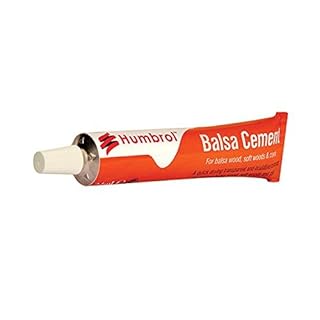 Humbrol AE0603 Balsa Cement Model Glue, 24ml – Adhesive Liquid Modeling Glue for Wood Models Kit, Precision Application & Strong Bonding - Ideal for Model Diorama, Cars, Plane Miniatures