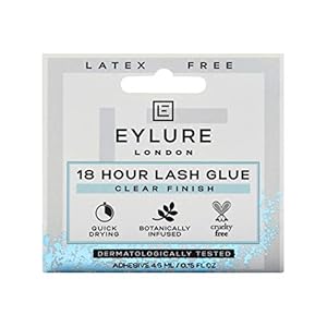 Eylure 6003013 18 Hour Lash Glue,Latex Free, CLEAR, 4.5 ml (Pack of 1)