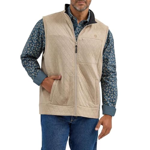 Wrangler Men's George Strait Tan Vest