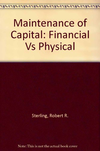 Maintenance of Capital: Financial Vs Physical