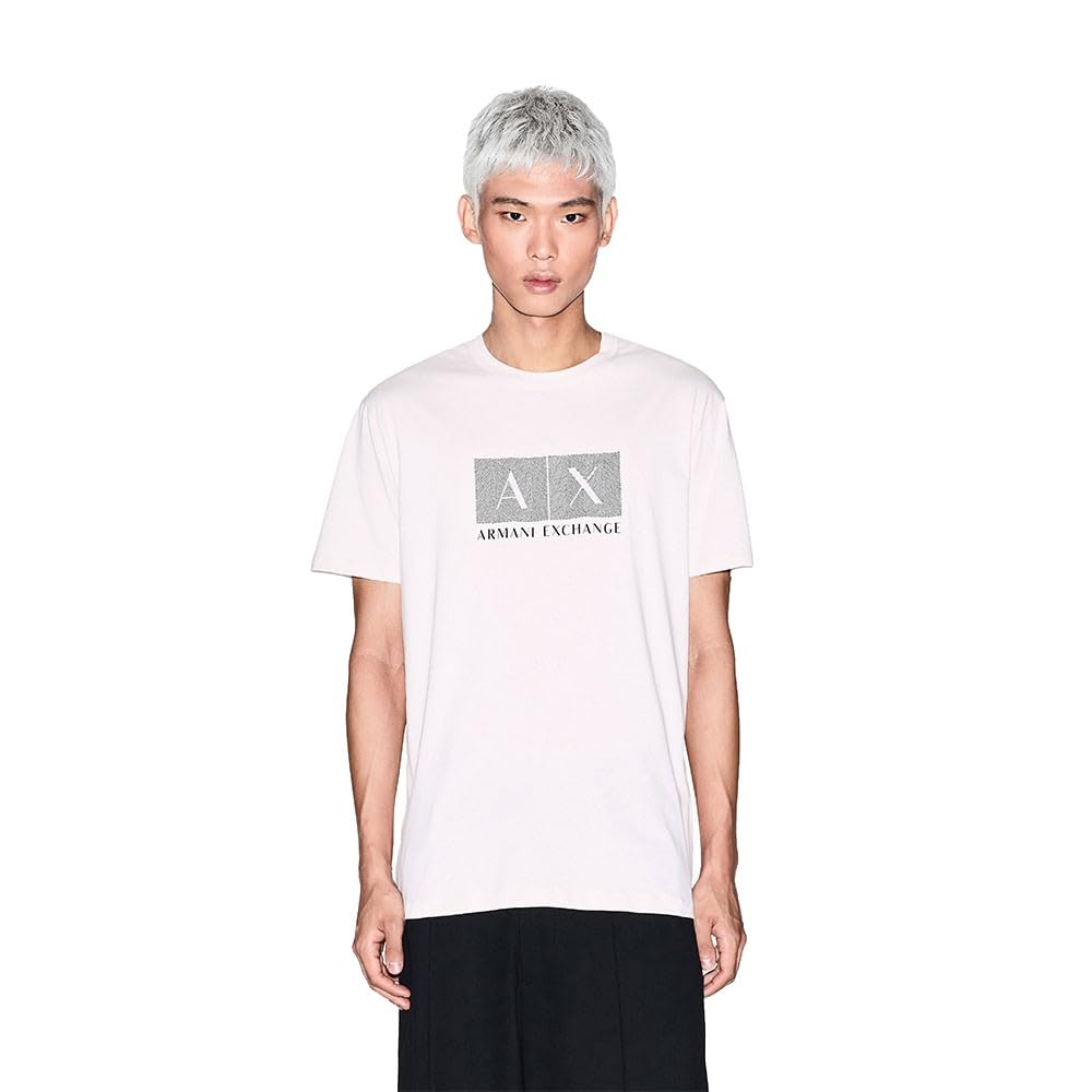 Armani Exchange White Regular Fit T-Shirts Xxl