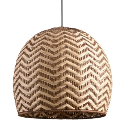 Lustre en rotin style japonais : illuminez enfin votre îlot de cuisine sombre